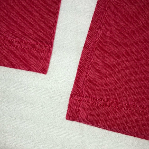 Cambridge Dry Goods Red Long Sleeve turtleneck Pima cotton - Picture 13 of 15